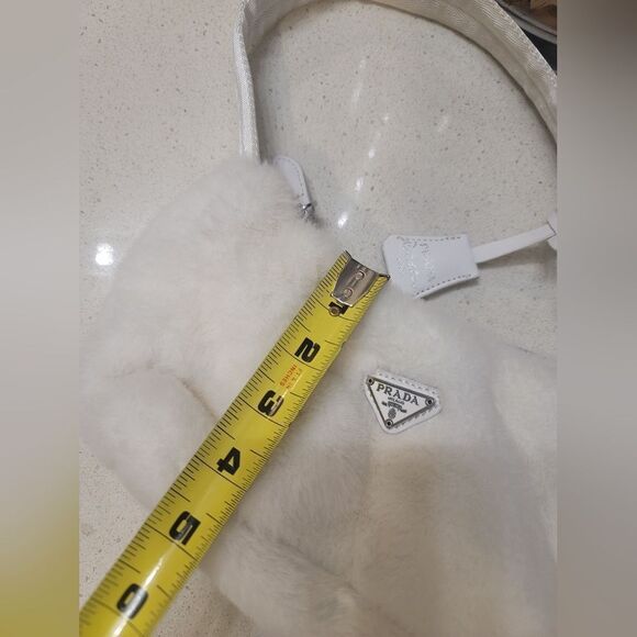 Prada Re-Edition 2005 Faux Fur Shoulder Bag Mini - Picture 9 of 11